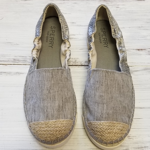 Sperry Shoes - Sperry Top-Sider 10m Silver and Gray Shoes